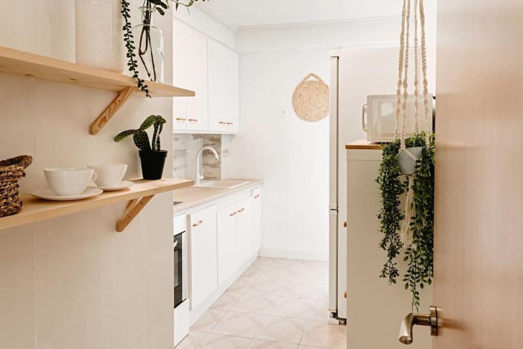 Apartamento Frente Al Mar, Familiar Y Acogedor. 圣波拉 外观 照片