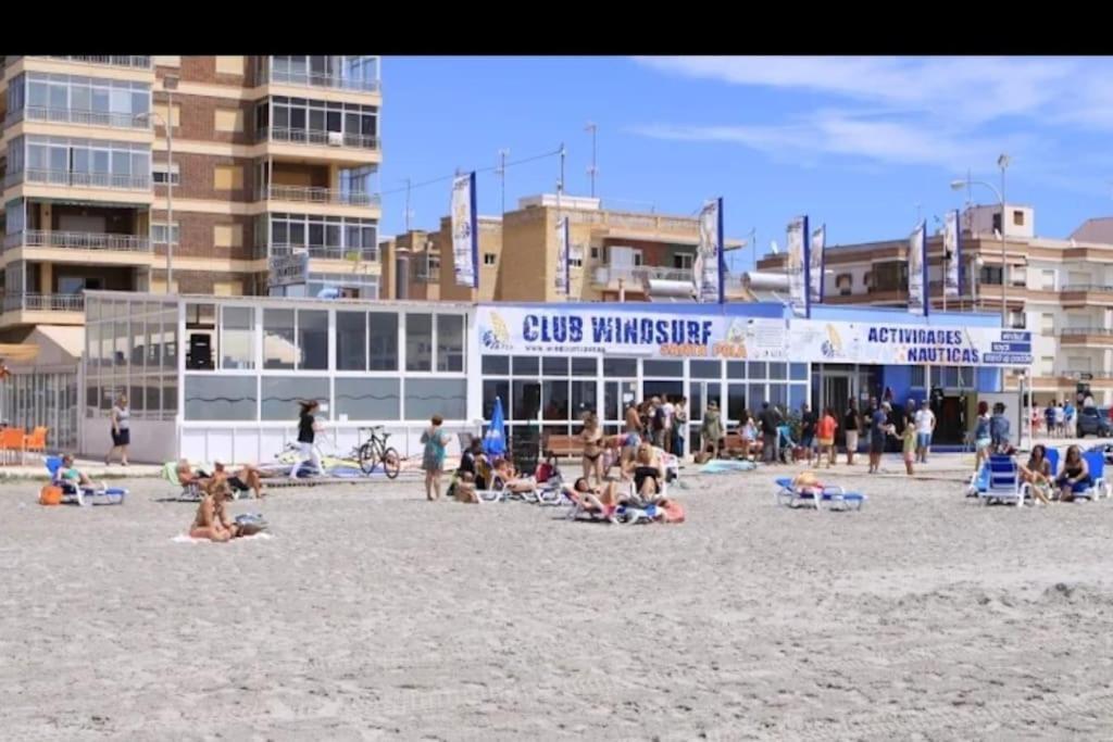 Apartamento Frente Al Mar, Familiar Y Acogedor. 圣波拉 外观 照片