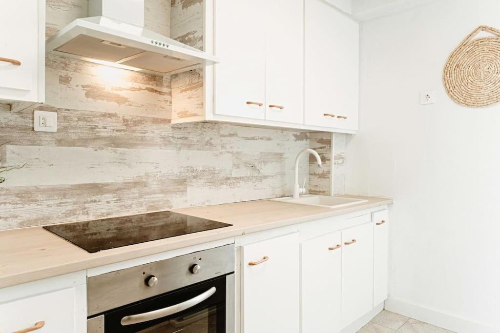 Apartamento Frente Al Mar, Familiar Y Acogedor. 圣波拉 外观 照片